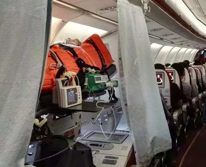 鹤壁跨国医疗包机、航空担架